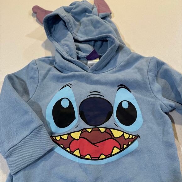 Disney Stitch Toddler 2T Pullover Hooded Sweater - Picture 4 of 4